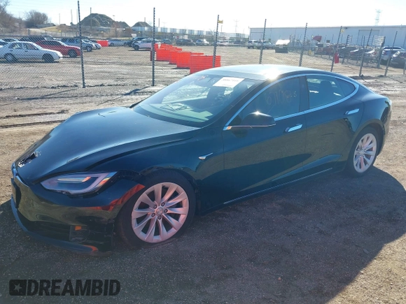 2016 Tesla Model S 90D with VIN 5YJSA1E22GF174301, listed as a IAAI auction lot 38867108 with 60,715 mi miles and . Bid and sale history available at DreamBid. Image 2.