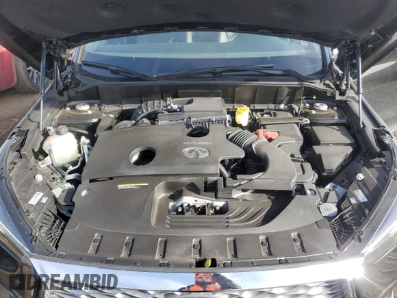 2024 Infiniti QX55 Luxe with VIN 3PCAJ5JR7RF110618, listed as a Copart auction lot 44208665 with 5,551 mi miles and Salvage Title. Bid and sale history available at DreamBid. Image 12.