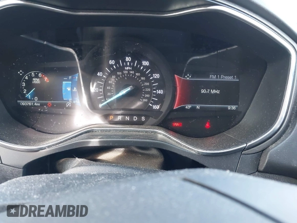 2018 Ford Fusion SE with VIN 3FA6P0HDXJR127018, listed as a IAAI auction lot 42013450 with 93,761 mi miles. Bid and sale history available at carsss.com. Image 7.