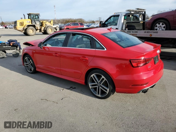 2018 Audi A3 Sedan Premium Plus with VIN WAUJ8GFFXJ1004163, listed as a Copart auction lot 42834264 with 58,556 mi miles. Bid and sale history available at carsss.com. Image 2.