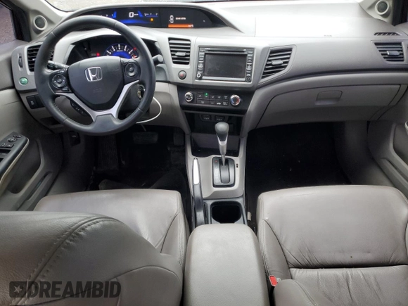 2012 Honda Civic EX-L with VIN 2HGFB2F97CH017465, listed as a Copart auction lot 52401685 with 178,359 mi miles and Clean Title. Bid and sale history available at DreamBid. Image 8.