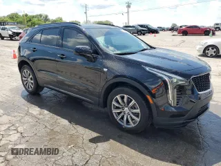 2020 Cadillac XT4 FWD Sport with VIN 1GYFZER48LF012489, listed as a Copart auction lot 54434025 with 74,249 mi miles and Salvage title. Bid and sale history available at DreamBid. Image 4.