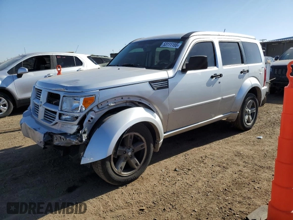 2010 Dodge Nitro SXT with VIN 1D4PU5GK1AW129356, listed as a Copart auction lot 53111155 with 158,818 mi miles and Salvage Title. Bid and sale history available at DreamBid. Image 1.