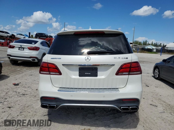 2017 Mercedes-Benz GLE 63 S AMG with VIN 4JGDA7FB5HA848232, listed as a Copart auction lot 69212933 with 41,844 mi miles and . Bid and sale history available at DreamBid. Image 6.