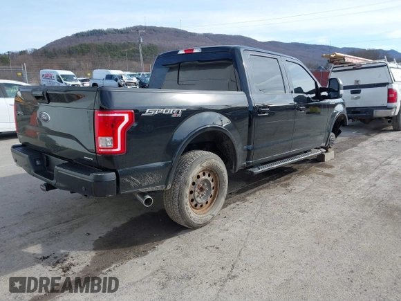 2016 Ford F-150 XLT with VIN 1FTEW1EF0GFB46896, listed as a IAAI auction lot 41666886 with 156,895 mi miles and . Bid and sale history available at carsss.com. Image 4.