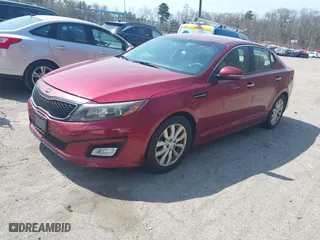 2014 Kia Optima LX with VIN 5XXGM4A77EG326177, listed as a IAAI auction lot 42088542 with 164,237 mi miles. Bid and sale history available at carsss.com. Image 2.