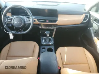 2024 Kia Seltos SX with VIN KNDETCA70R7631362, listed as a Copart auction lot 49338665 with 6,760 mi miles and Salvage title. Bid and sale history available at DreamBid. Image 8.