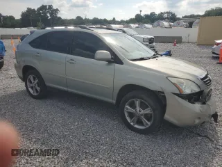 2006 Lexus RX 400h with VIN JTJHW31UX60016328, listed as a Copart auction lot 66898155 with 109,710 mi miles and Salvage title. Bid and sale history available at DreamBid. Image 4.