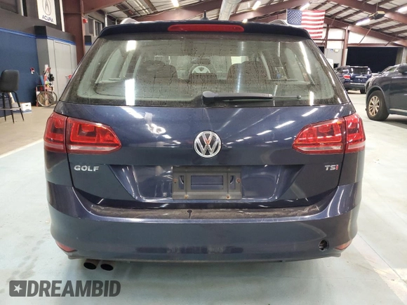2017 Volkswagen Golf SportWagen S with VIN 3VWA17AU8HM515233, listed as a Copart auction lot 75613254 with 182,217 mi miles and Clean Title. Bid and sale history available at carsss.com. Image 6.