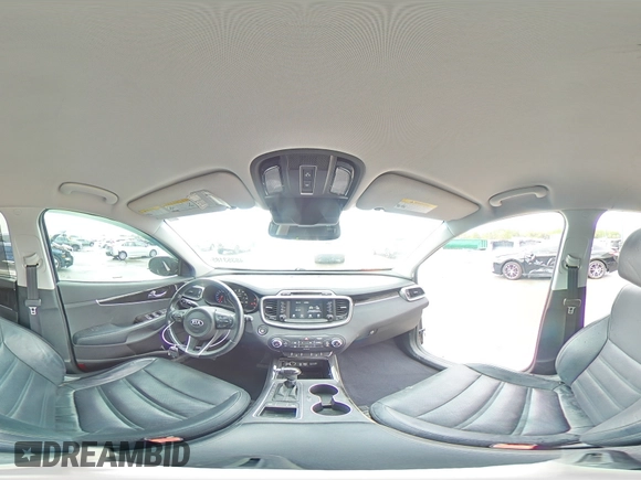 2017 Kia Sorento EX with VIN 5XYPH4A59HG301722, listed as a Copart auction lot 48353185 with 87,128 mi miles and Salvage Title. Bid and sale history available at carsss.com. Image 16.