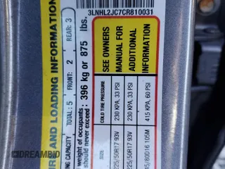 2012 Lincoln MKZ with VIN 3LNHL2JC7CR810031, listed as a Copart auction lot 81456284 with 54,328 mi miles and Salvage Title. Bid and sale history available at DreamBid. Image 14.