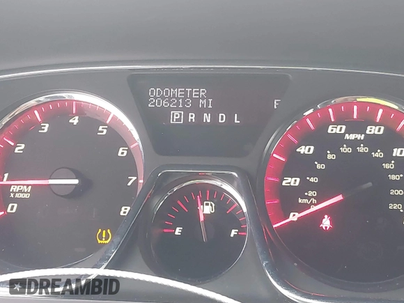 2013 GMC Acadia SLE with VIN 1GKKRNED6DJ167085, listed as a IAAI auction lot 41530948 with 206,213 mi miles. Bid and sale history available at carsss.com. Image 7.