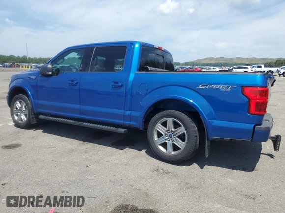 2018 Ford F-150 XL with VIN 1FTEW1E57JKF38196, listed as a Copart auction lot 62701035 with 97,366 mi miles and Salvage title. Bid and sale history available at DreamBid. Image 2.