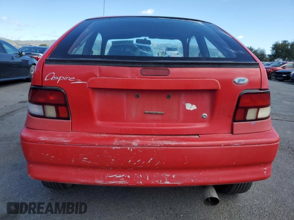 1995 Ford Aspire z VIN KNJLT05H6S6138271, wystawiony jako Copart lot #47638565 z przebiegiem 163 212 mil mil oraz Szkody całkowita. Historia ofert i sprzedaży dostępna na DreamBid. Obrazek 6.