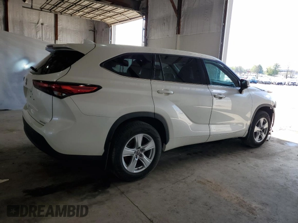 2021 Toyota Highlander L with VIN 5TDBZRBHXMS532381, listed as a Copart auction lot 52785915 with 79,220 mi miles and Salvage title. Bid and sale history available at DreamBid. Image 3.