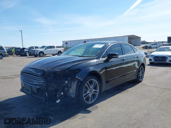 2016 Ford Fusion Titanium with VIN 3FA6P0K9XGR250007, listed as a IAAI auction lot 41775696 with 90,000 mi miles and . Bid and sale history available at DreamBid. Image 6.