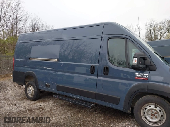 2019 Ram ProMaster Cargo with VIN 3C6URVJG9KE564263, listed as a IAAI auction lot 41929605 with Not Provided miles and . Bid and sale history available at carsss.com. Image 14.