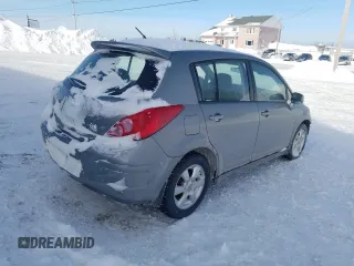 2007 Nissan Versa 1.8 S with VIN 3N1BC13E57L437120, listed as a Copart auction lot 44674835 with 103,000 mi miles and Salvage Title. Bid and sale history available at carsss.com. Image 3.