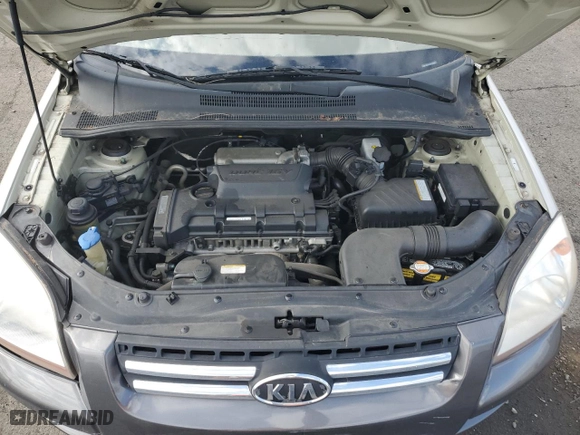 2008 Kia Sportage LX with VIN KNDJF724087489496, listed as a Copart auction lot 48431835 with 0 mi miles and Salvage Title. Bid and sale history available at carsss.com. Image 12.
