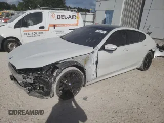 2020 BMW 8 Series M850i with VIN WBAGV8C06LBP49076, listed as a Copart auction lot 78481914 with 55,276 mi miles and Salvage Title. Bid and sale history available at carsss.com. Image 1.