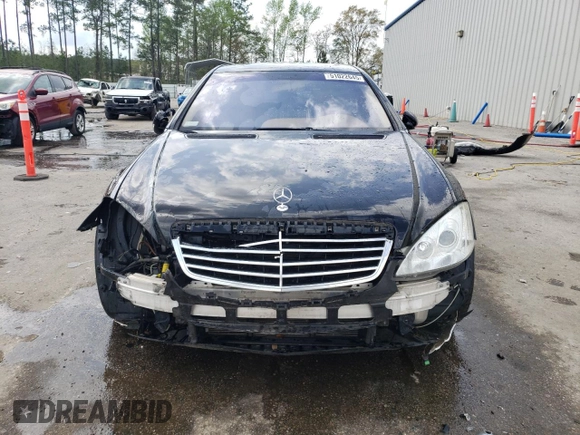 2007 Mercedes-Benz S 550 with VIN WDDNG86X87A115685, listed as a Copart auction lot 51022645 with 101,891 mi miles and Salvage Title. Bid and sale history available at DreamBid. Image 5.