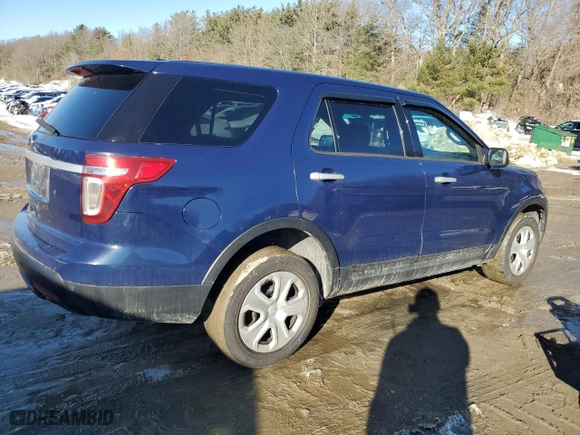 2013 Ford Utility Police Interceptor with VIN 1FM5K8AR8DGC35914, listed as a Copart auction lot 42796175 with 164,740 mi miles and Clean Title. Bid and sale history available at carsss.com. Image 3.