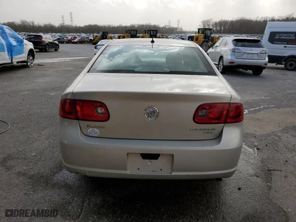 2008 Buick Lucerne CXL with VIN 1G4HD57268U170861, listed as a Copart auction lot 49670545 with 280,500 mi miles and Salvage Title. Bid and sale history available at carsss.com. Image 6.