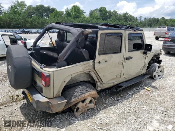 2017 Jeep Wrangler Unlimited Sport with VIN 1C4BJWDG3HL570469, listed as a Copart auction lot 60598025 with 83,261 mi miles and Salvage title. Bid and sale history available at DreamBid. Image 3.