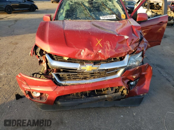 2016 Chevrolet Colorado 2WD LT with VIN 1GCHSCE39G1387461, listed as a Copart auction lot 79701694 with 105,644 mi miles and Salvage Title. Bid and sale history available at carsss.com. Image 11.