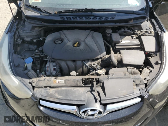 2016 Hyundai Elantra SE with VIN 5NPDH4AE7GH722008, listed as a Copart auction lot 53365985 with 67,181 mi miles and Salvage Title. Bid and sale history available at DreamBid. Image 11.
