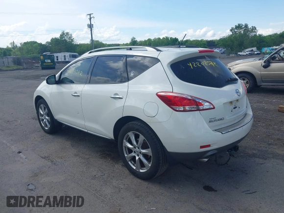 2014 Nissan Murano SV with VIN JN8AZ1MU6EW403471, listed as a IAAI auction lot 42202572 with 157,225 mi miles and . Bid and sale history available at carsss.com. Image 3.