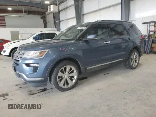 2018 Ford Explorer Limited with VIN 1FM5K8F83JGC77841, listed as a Copart auction lot 51765965 with 145,624 mi miles and Salvage Title. Bid and sale history available at carsss.com. Image 1.