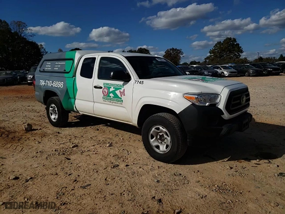 2021 Toyota Tacoma 2WD SR with VIN 3TYRX5GN0MT017745, listed as a Copart auction lot 78590914 with 62,209 mi miles and Salvage Title. Bid and sale history available at carsss.com. Image 10.