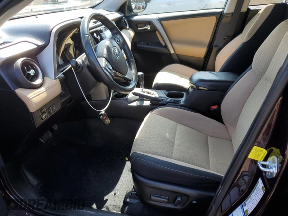 2018 Toyota RAV4 XLE with VIN 2T3RFREVXJW841741, listed as a Copart auction lot 51378385 with 114,842 mi miles and Salvage Title. Bid and sale history available at carsss.com. Image 7.