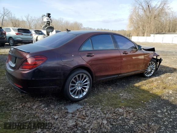 2019 Mercedes-Benz S 560 with VIN WDDUG8GB1KA460161, listed as a Copart auction lot 84056044 with 37,953 mi miles and Salvage Title. Bid and sale history available at DreamBid. Image 3.