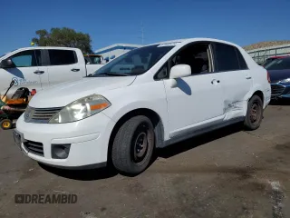 2009 Nissan Versa 1.8 S with VIN 3N1BC11E49L371066, listed as a Copart auction lot 57502474 with 157,127 mi miles and Salvage Title. Bid and sale history available at carsss.com. Image 1.