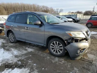 2015 Nissan Pathfinder S z VIN 5N1AR2MM7FC649087, wystawiony jako Copart lot #42124405 z przebiegiem 104 426 mil mil oraz Czysty tytuł • Clean title. Historia ofert i sprzedaży dostępna na DreamBid. Obrazek 4.