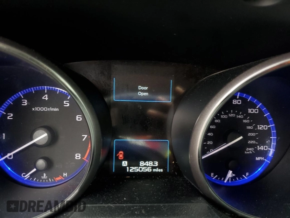 2019 Subaru Legacy Premium with VIN 4S3BNAF63K3010146, listed as a Copart auction lot 57782815 with 125,056 mi miles and Salvage title. Bid and sale history available at DreamBid. Image 9.