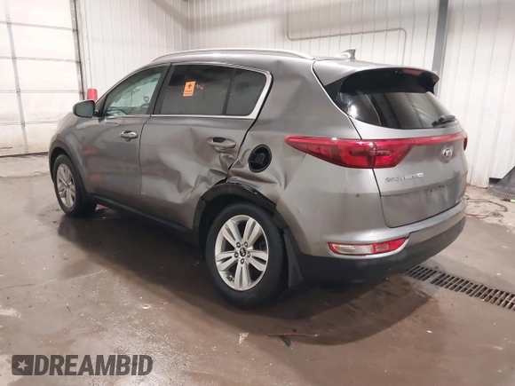 2017 Kia Sportage LX with VIN KNDPM3AC5H7107772, listed as a IAAI auction lot 41098482 with 77,855 mi miles. Bid and sale history available at carsss.com. Image 3.