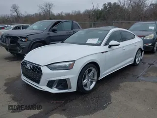 2021 Audi A5 Sportback S line Premium with VIN WAUDACF54MA016976, listed as a IAAI auction lot 41534802 with 16,606 mi miles. Bid and sale history available at carsss.com. Image 17.