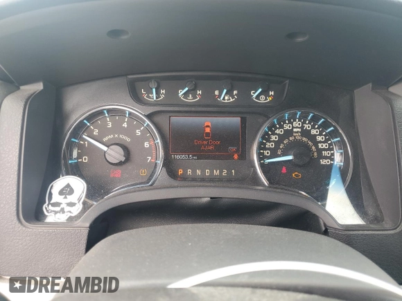 2011 Ford F-150 XLT with VIN 1FTFW1ET6BFC51848, listed as a Copart auction lot 66227495 with 116,053 mi miles and Clean title. Bid and sale history available at DreamBid. Image 9.
