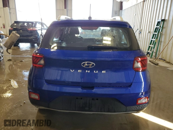 2024 Hyundai Venue SEL with VIN KMHRC8A30RU331698, listed as a Copart auction lot 44720575 with 661 mi miles and Salvage title. Bid and sale history available at DreamBid. Image 6.
