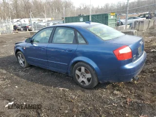 2005 Audi A4 1.8T SE with VIN WAULC68E75A020428, listed as a Copart auction lot 42338655 with 0 mi miles and Salvage Title. Bid and sale history available at carsss.com. Image 2.