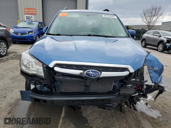 2017 Subaru Forester Premium with VIN JF2SJAECXHH437534, listed as a Copart auction lot 49152633 with 71,824 mi miles. Bid and sale history available at carsss.com. Image 5.