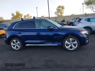 2021 Audi Q5 Premium Plus with VIN WA1BAAFY5M2015445, listed as a IAAI auction lot 42648905 with 41,312 mi miles and . Bid and sale history available at DreamBid. Image 13.