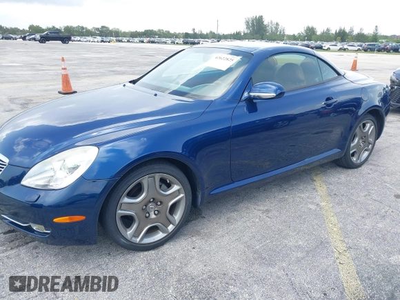 2006 Lexus SC 430 with VIN JTHFN48Y569001385, listed as a IAAI auction lot 42622825 with 61,002 mi miles and . Bid and sale history available at DreamBid. Image 2.