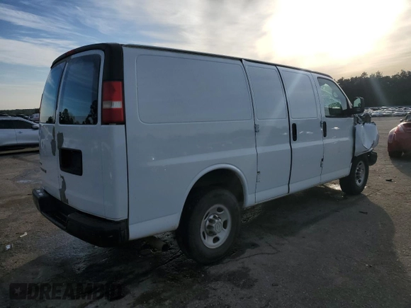 2012 Chevrolet Express Cargo with VIN 1GCWGFFAXC1105507, listed as a Copart auction lot 45477305 with 344,269 mi miles and Salvage title. Bid and sale history available at DreamBid. Image 3.