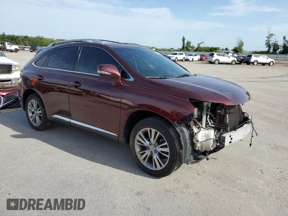 2014 Lexus RX 350 with VIN 2T2ZK1BAXEC135394, listed as a Copart auction lot 62964155 with 86,568 mi miles and Salvage title. Bid and sale history available at DreamBid. Image 4.