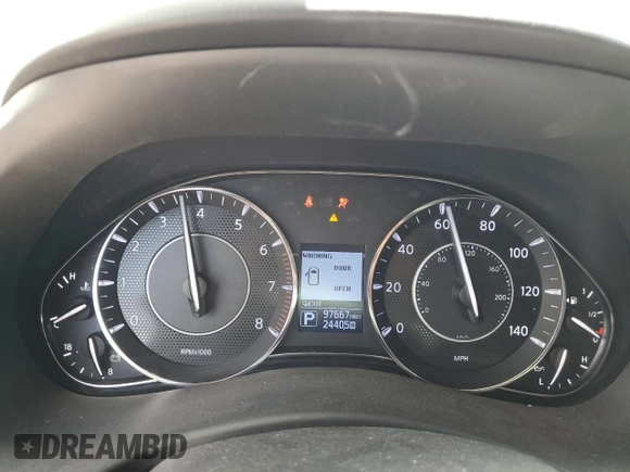 2019 Nissan Armada SV with VIN JN8AY2NC1K9582074, listed as a Copart auction lot 60835014 with 97,667 mi miles and Salvage Title. Bid and sale history available at carsss.com. Image 9.
