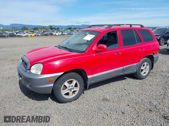 2004 Hyundai Santa Fe GLS with VIN KM8SC13D34U638662, listed as a IAAI auction lot 42126589 with 196,428 mi miles. Bid and sale history available at carsss.com. Image 2.